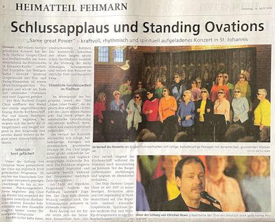 Artikel Fehmaraner Tageblatt