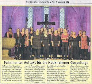 Auftaktkonzert Gospeltage Neukirchen 2012
